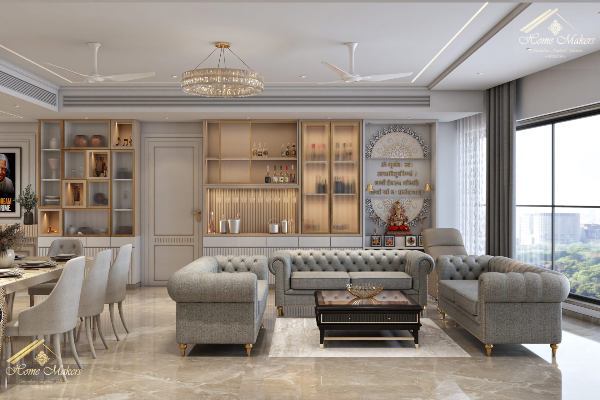 Project At Island City Center - Dr. Rajesh Yadav - Home Makers Interior ...