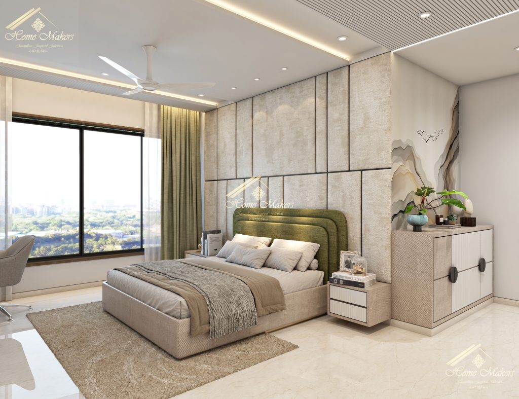Project at Maxima – 3BHK Modern Turnkey Interior for Elegant Urban Living 4 Master Bedroom Cam 001 17.10.2023 copy