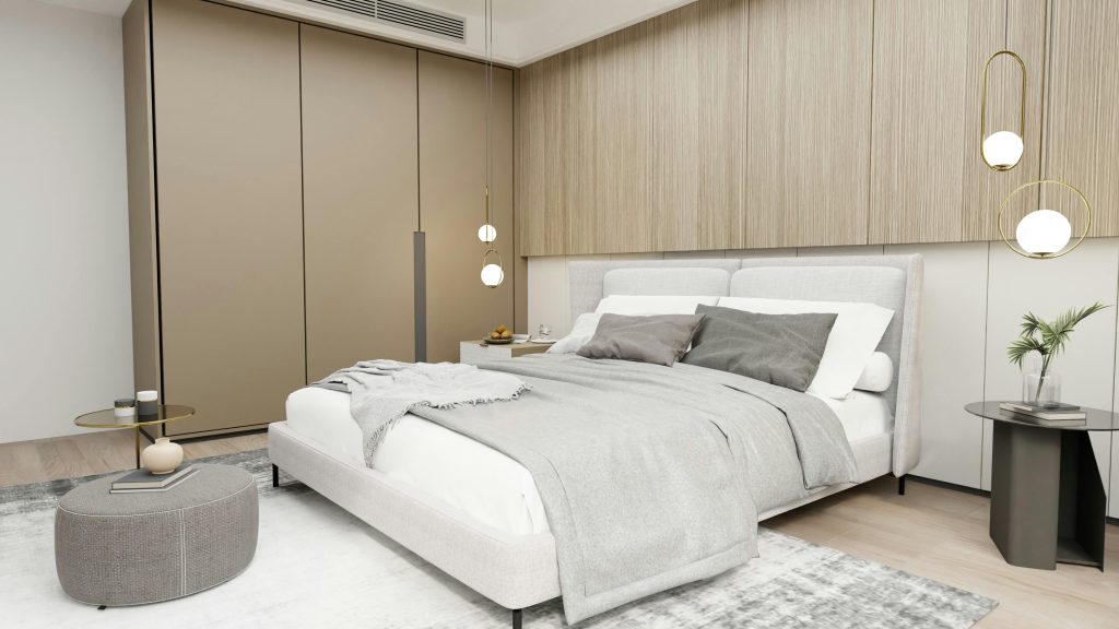 Elegant 4BHK Luxury Interiors for the Modern Urban Lifestyle 3 Elegant Modern Luxury Bedroom Design With Aesthetic Value In 2024