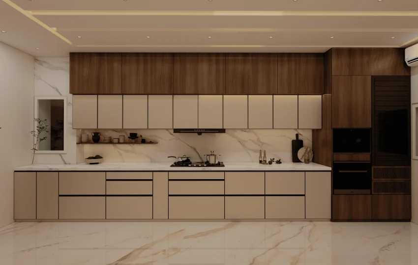 Project at Shree Vardhan Tower – Modern Scandinavian Modular Kitchen in Breach Candy, Mumbai 16 KITCHEN 2