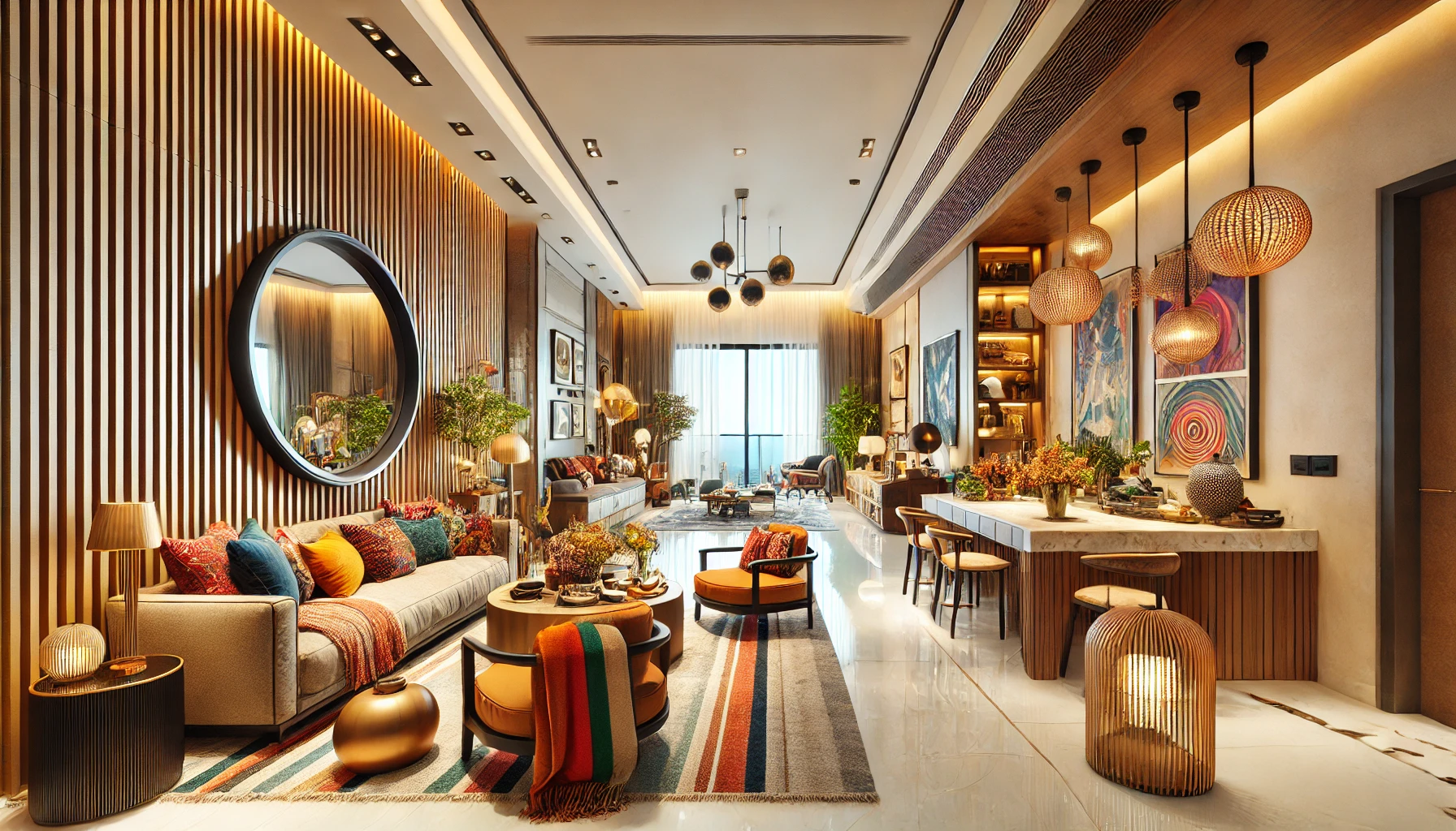 4 BHK Luxury Unique Interior Design Ideas