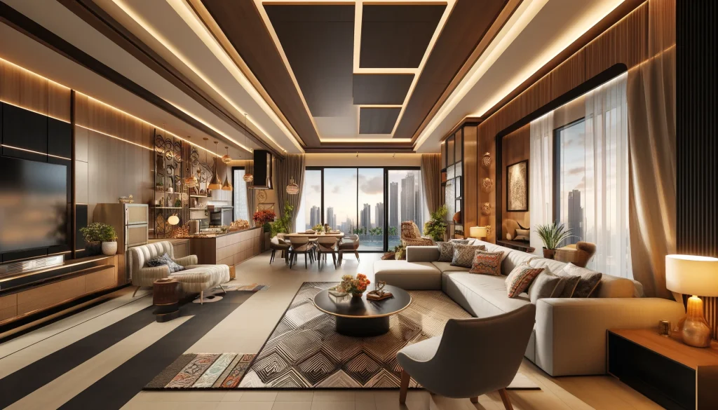 4 BHK Luxury Unique Interior Design Ideas