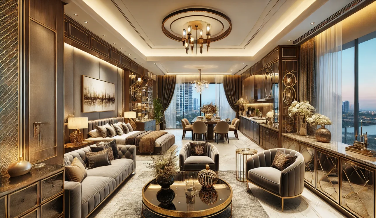 A luxury 4BHK interior design