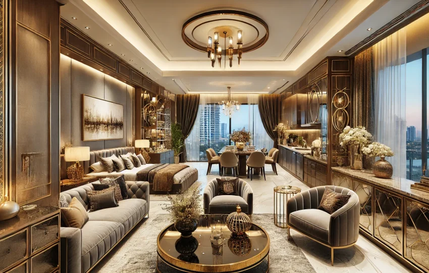 A luxury 4BHK interior design