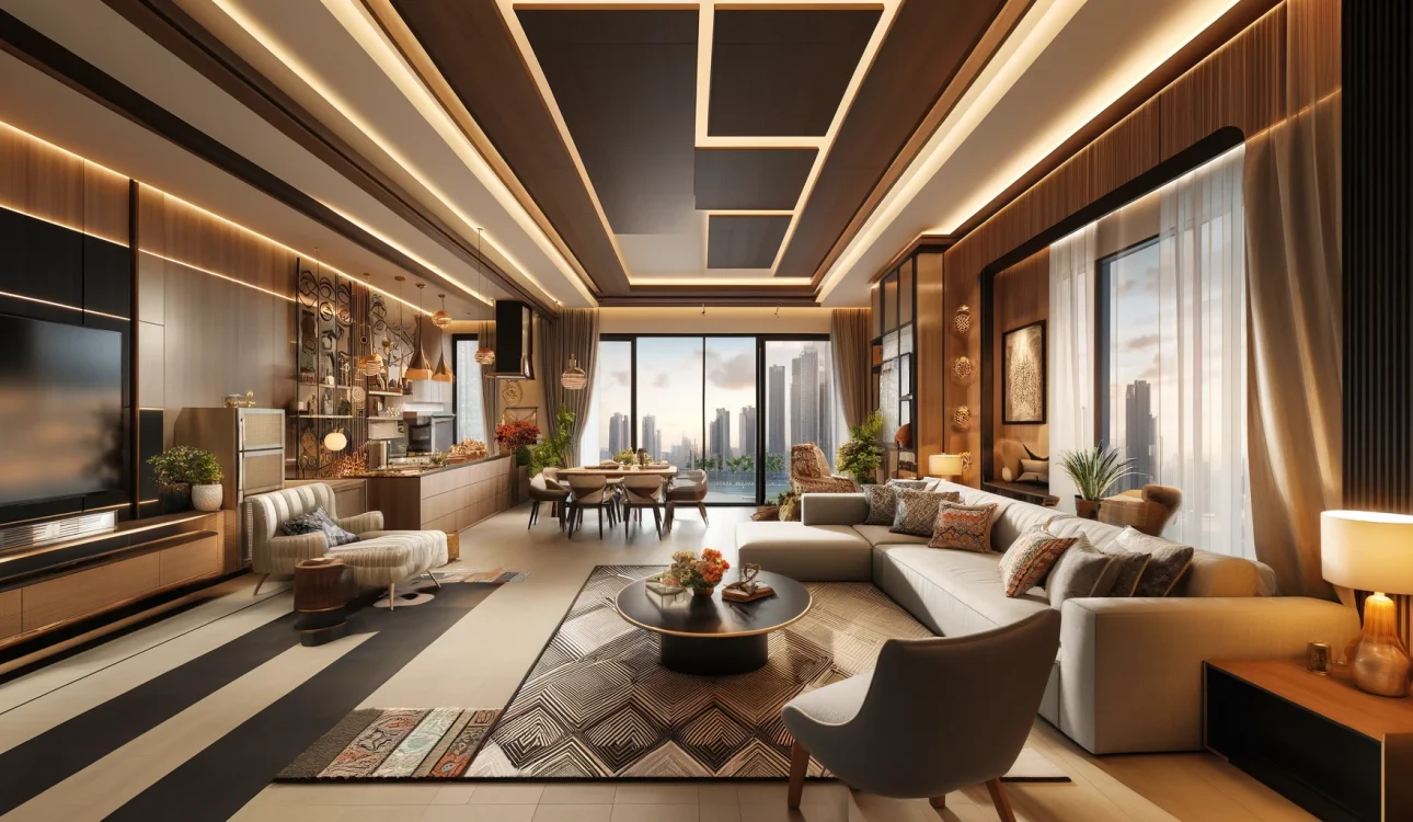 Vastu Shastra -compliant living room interior design in Andheri Mumbai