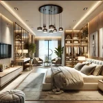 A 4BHK luxury bedroom design for 2025