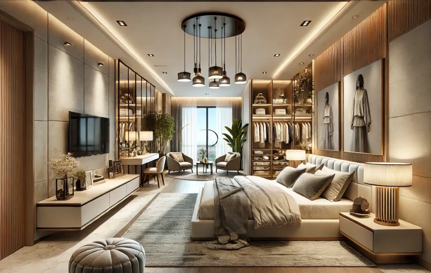 A 4BHK luxury bedroom design for 2025