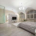 Modern home interior design with neutral colors, smart storage solutions, elegant furniture, and natural light creating a comfortable and stylish living space.