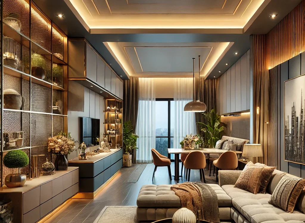LUXURY UNIQUE INTERIOR DESIGN IDEAS FOR 4 BHK FLAT