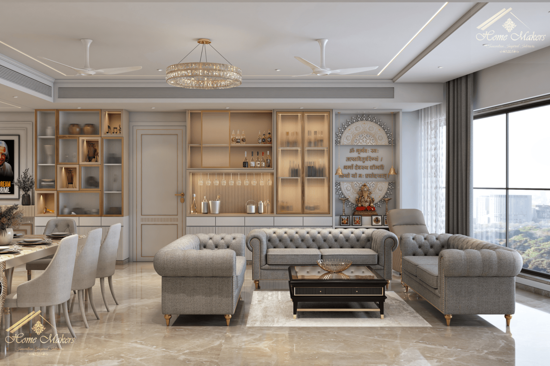 3 BHK Luxury Design at Island City Centre, Dadar, Mumbai