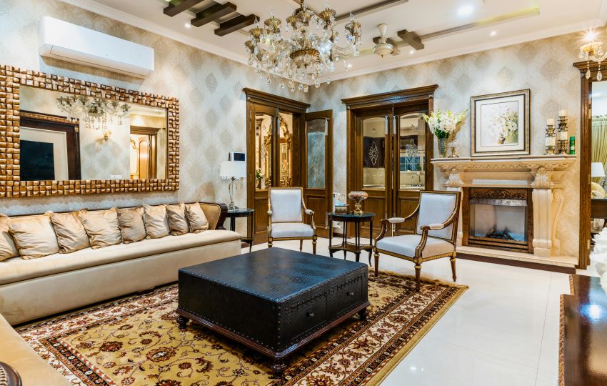 Luxury 3BHK home interior design in Mumbai showcasing elegant living room, modern kitchen, and personalized décor.