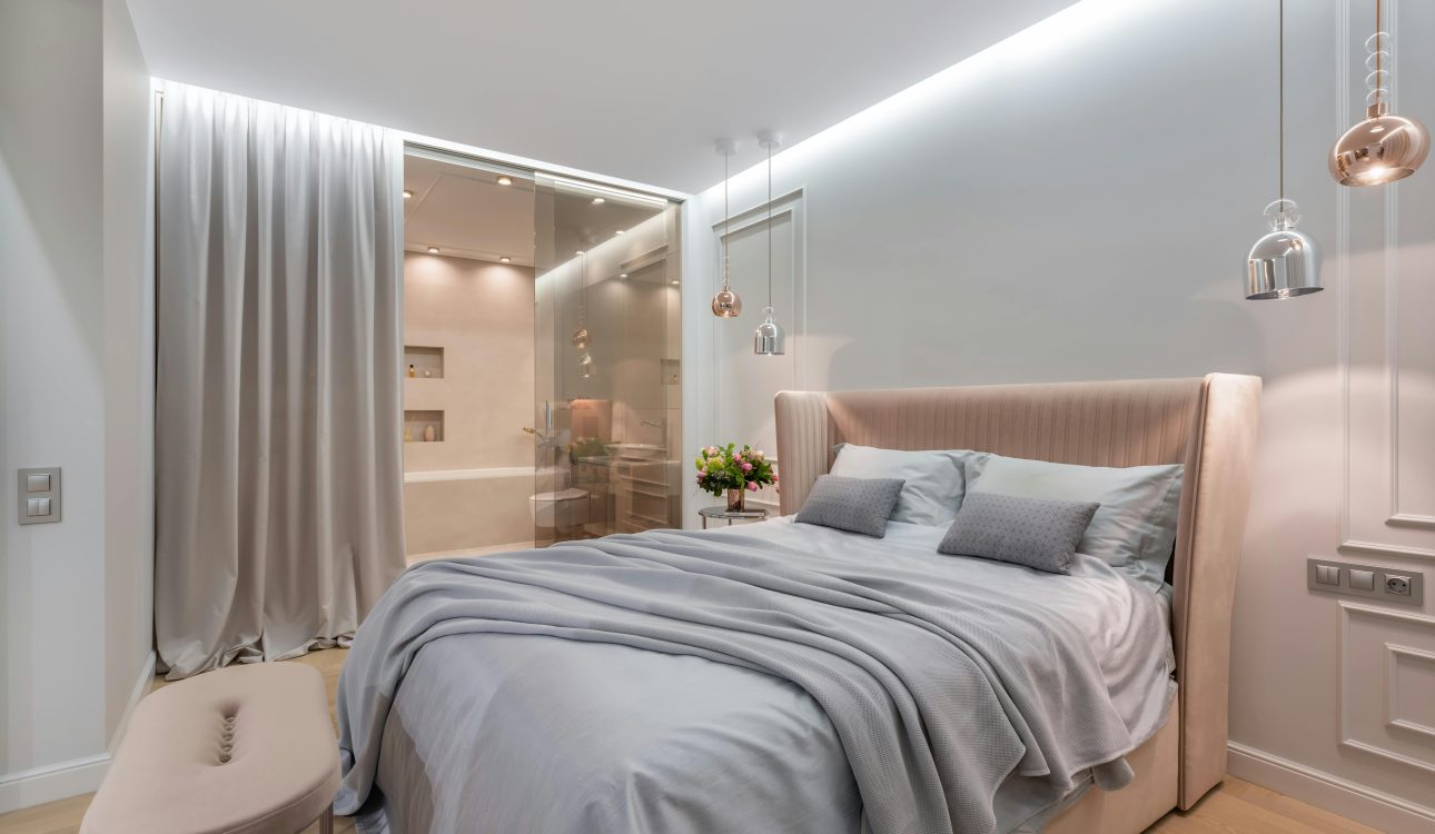 Luxury 3 BHK bedroom interior design for modern homes in Mumbai with elegant furniture and stylish decor.