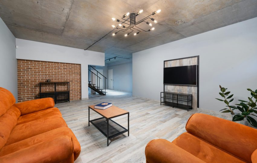 Home Makers Interior Luxury 3BHK Designs in Mumbai 13 Homemaker interior design showcasing a luxury 3BHK flat in Mumbai with elegant living room, cozy bedrooms, a modern kitchen, and stylish décor.