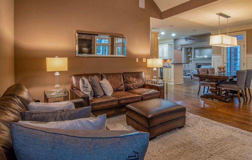 Vastu-compliant luxury 3 BHK interior design layout in Andheri Mumbai with marble flooring, wooden furniture, and natural lighting.