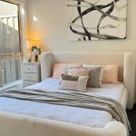 Luxurious 3BHK bedroom design in Mumbai featuring elegant interiors, modern lighting, and stylish furniture for home makers.