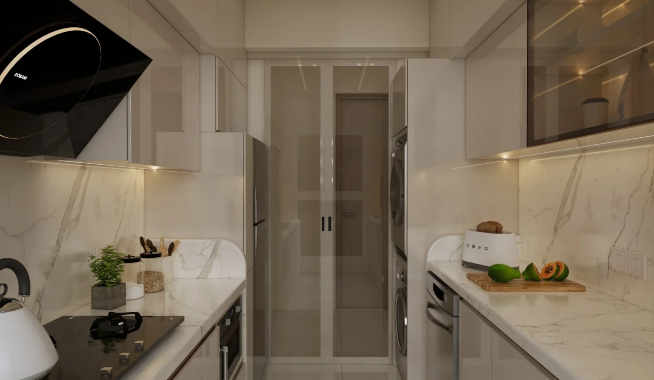 Vastu Shastra kitchen design 2026 with proper direction, stove placement, colors, and modern interior layout