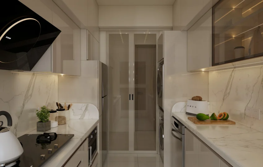 Vastu Shastra kitchen design 2026 with proper direction, stove placement, colors, and modern interior layout