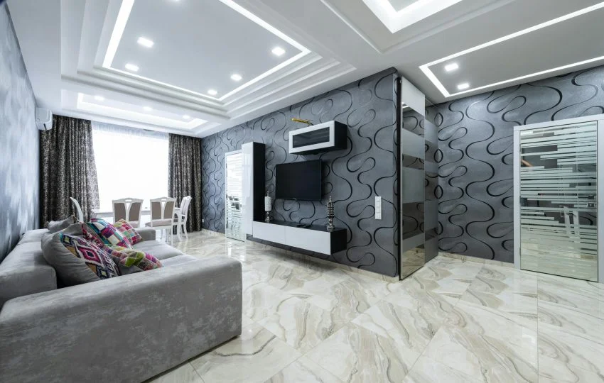 Modern luxury 3BHK flat interior design in Mumbai featuring elegant living spaces, premium finishes, contemporary furniture, and sophisticated home décor.